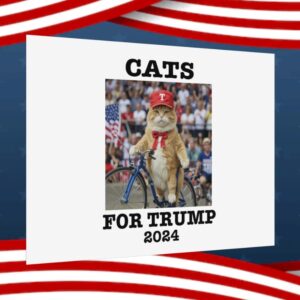 Cats For Trump 2024 Posters