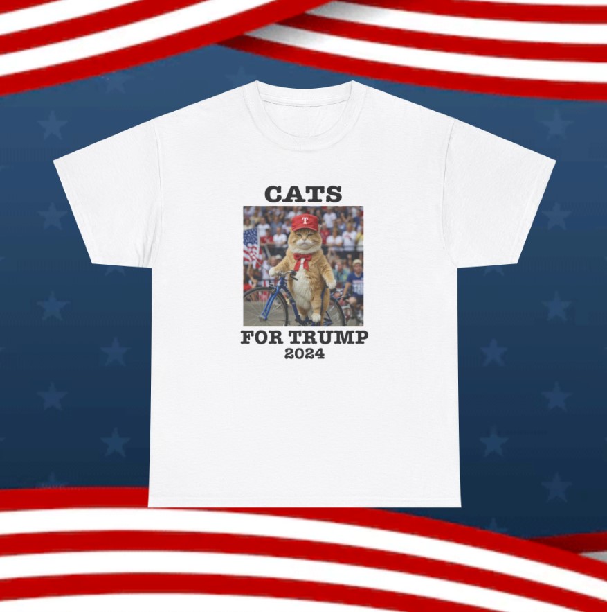 Cats For Trump 2024 Shirt