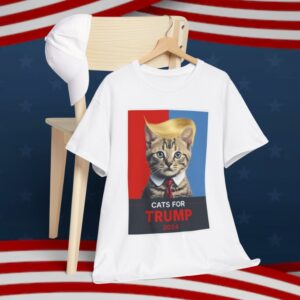 Cats For Trump 2024 Unisex T-Shirt