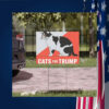 Cats For Trump Vance, President Election 2024 Yard Sign