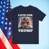 Cats for Trump Shirt 2024, Election Rally T-shirt