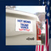 Hot Moms For Trump Vance Car Magnet