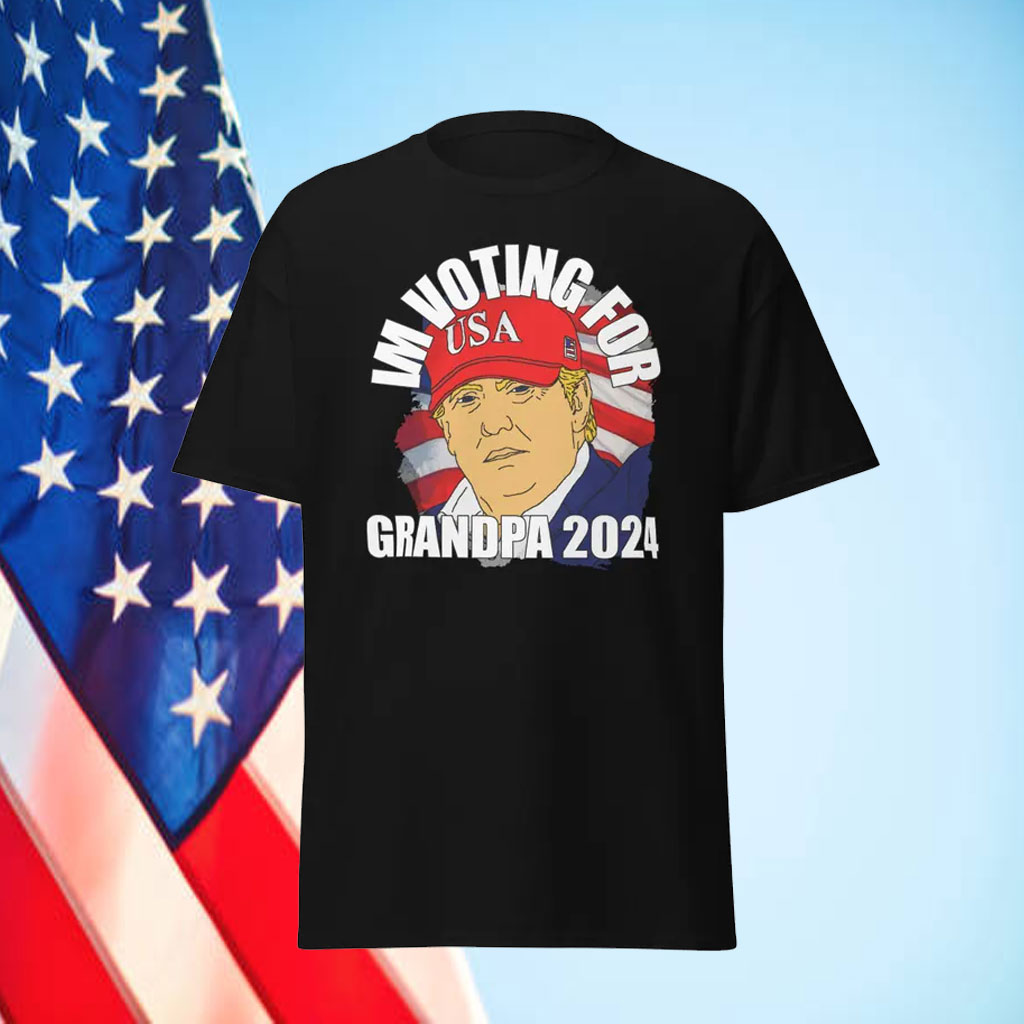 I'm voting for grandpa 2024 Unisex Shirt