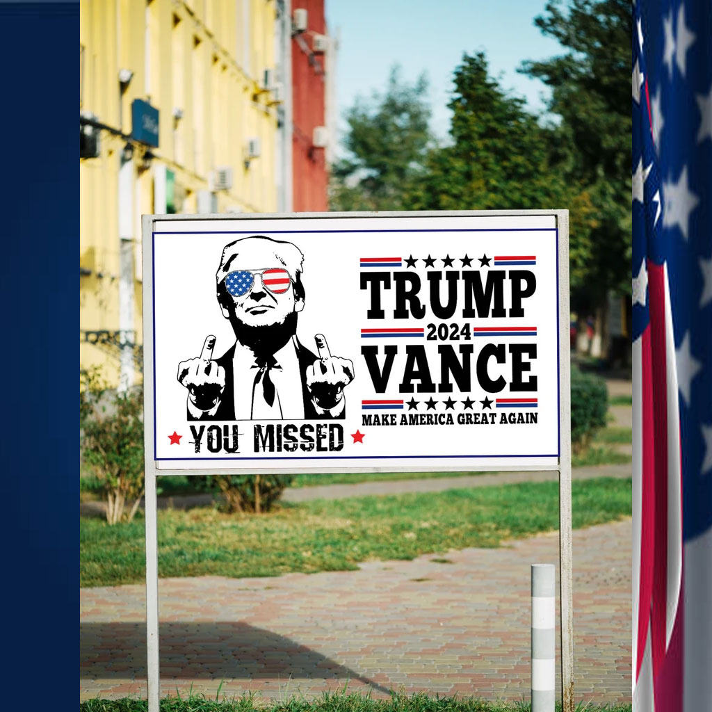 Trump Yard Sign Trump Vance 2024