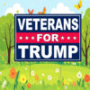 Veterans For Trump Yard Sign
