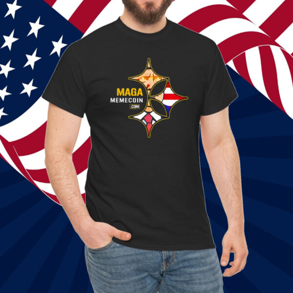 Antonio Brown Wearing Trump Maga Memecoin.Com Shirt