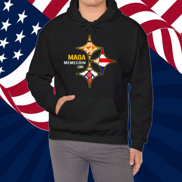 Antonio Brown Wearing Trump Maga Memecoin.Com Shirt