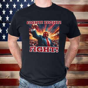 Be Patriotic by Fighting Back Today T-Shirt – FIGHT Tee for Pro-Trump Supporters!