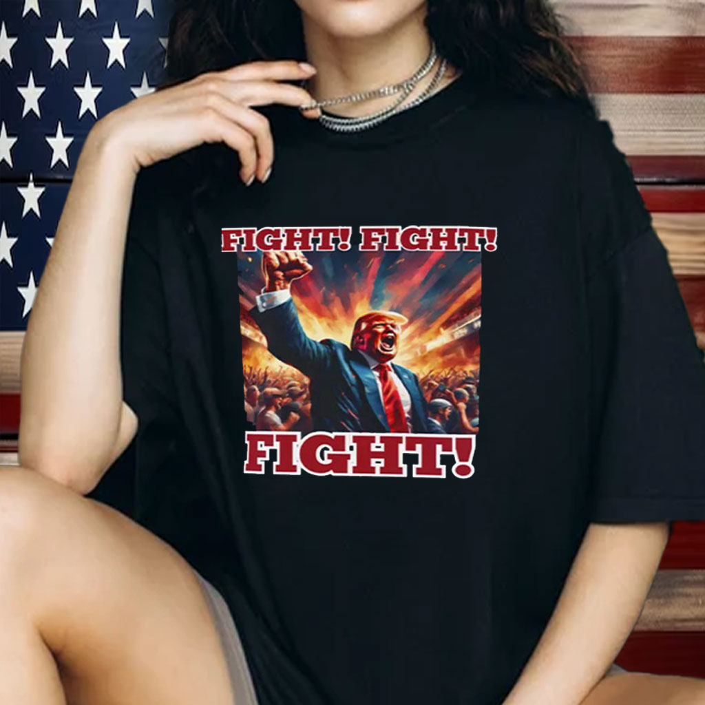 Be Patriotic by Fighting Back Today T-Shirt – FIGHT Tee for Pro-Trump Supporters!
