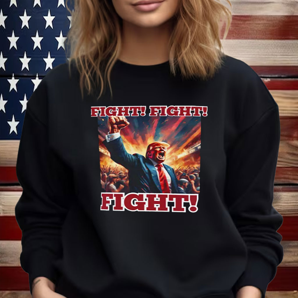 Be Patriotic by Fighting Back Today T-Shirt – FIGHT Tee for Pro-Trump Supporters!