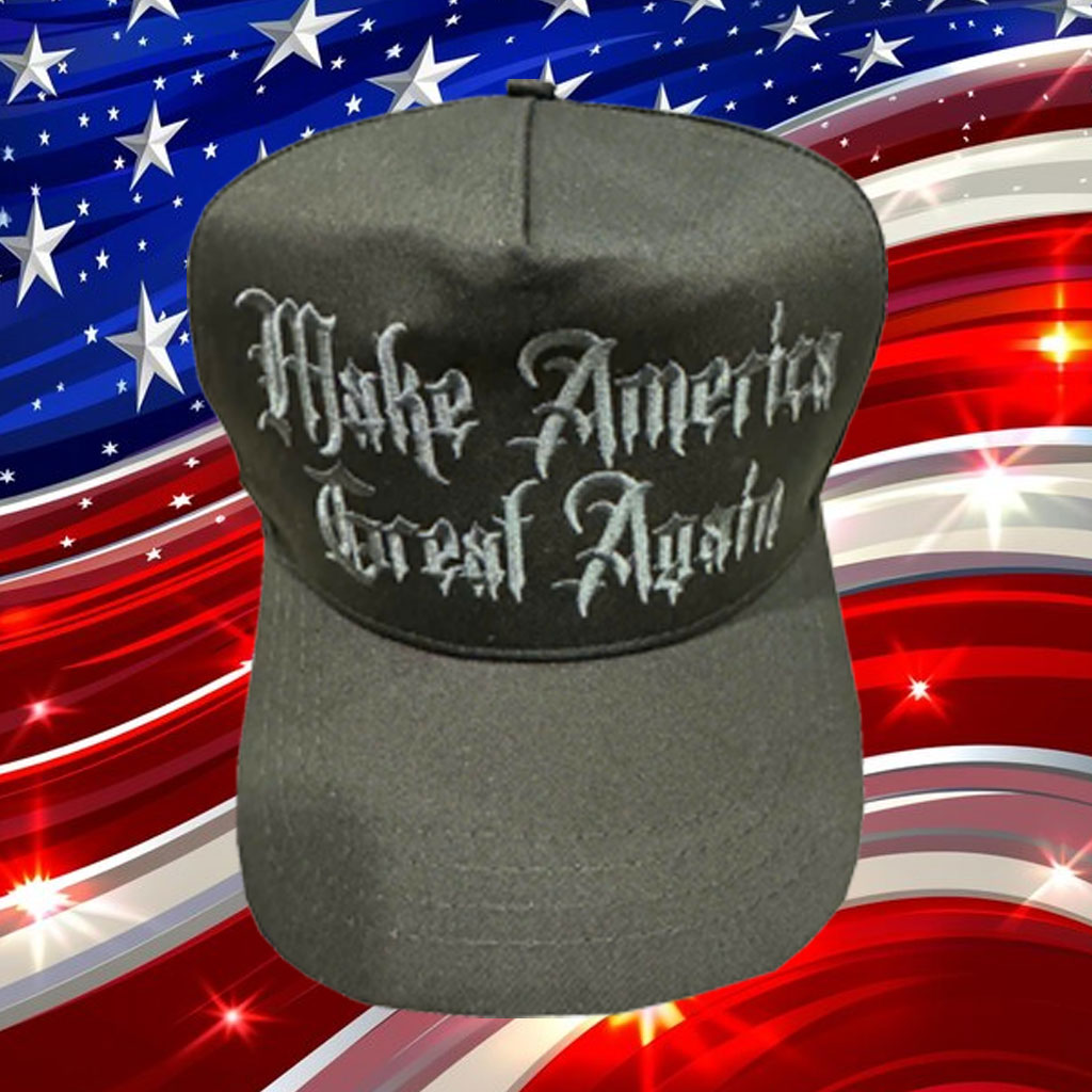 Dark Gothic MAGA Hat Cap