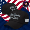 Dark Gothic MAGA Hat Black Trump Cap