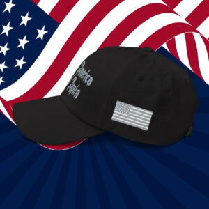 Dark Gothic MAGA Hat Black Trump Cap