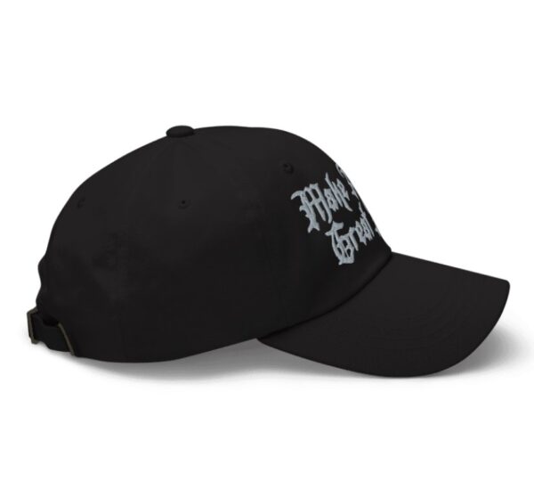 Dark Gothic MAGA Hat Embroidered Fitted – Elon Musk Dark Gothic MAGA Hat