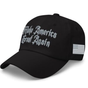 Dark Gothic MAGA Hat Embroidered Fitted – Elon Musk Dark Gothic MAGA Hat