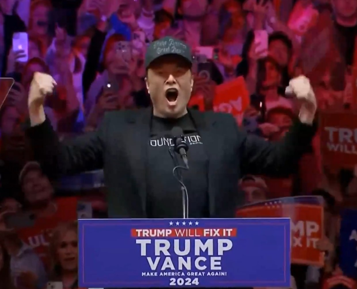 Dark Gothic MAGA Hat Cap