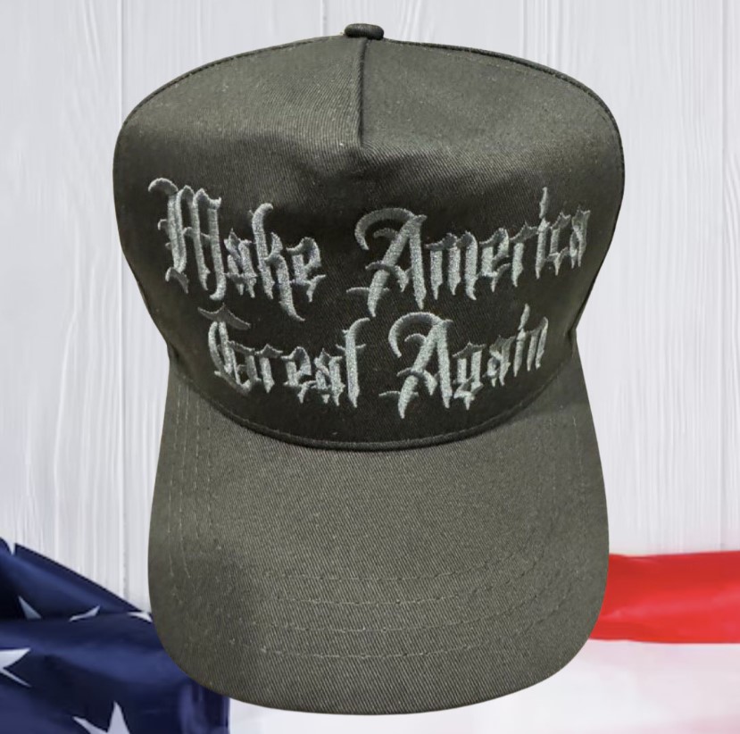 Dark Gothic MAGA Merch Hat