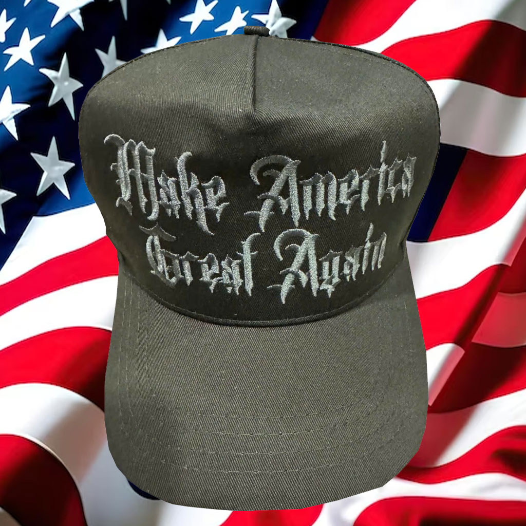 Dark Gothic MAGA hat