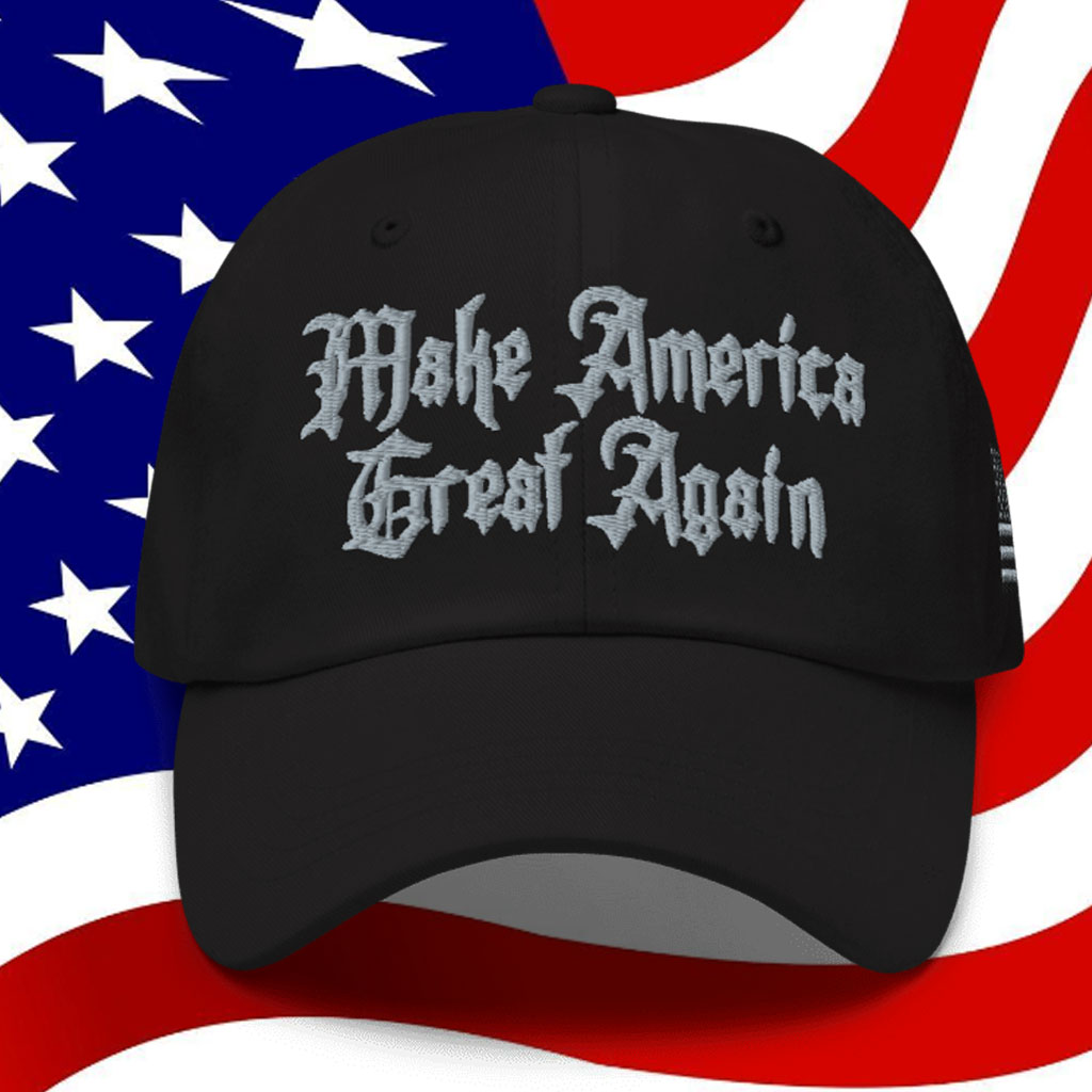 Dark Gothic Maga Cap Hat