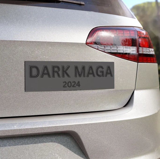Dark MAGA Car Magnet