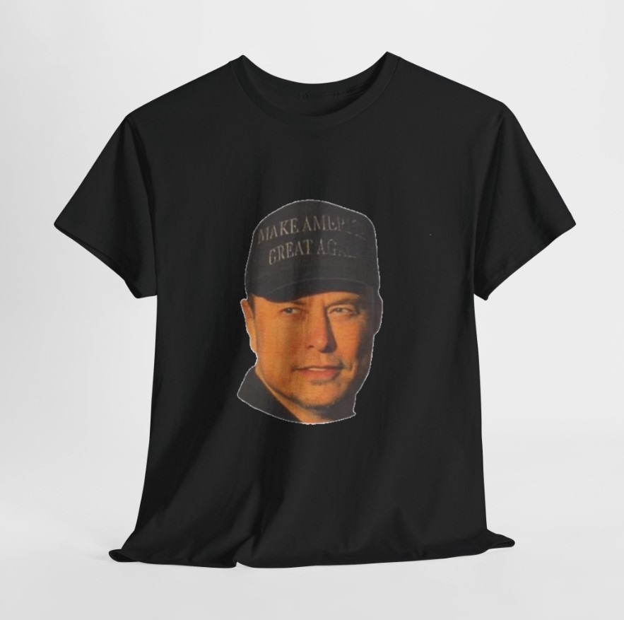 Dark MAGA, Elon Musk, MAGA, Trump T-Shirt Front