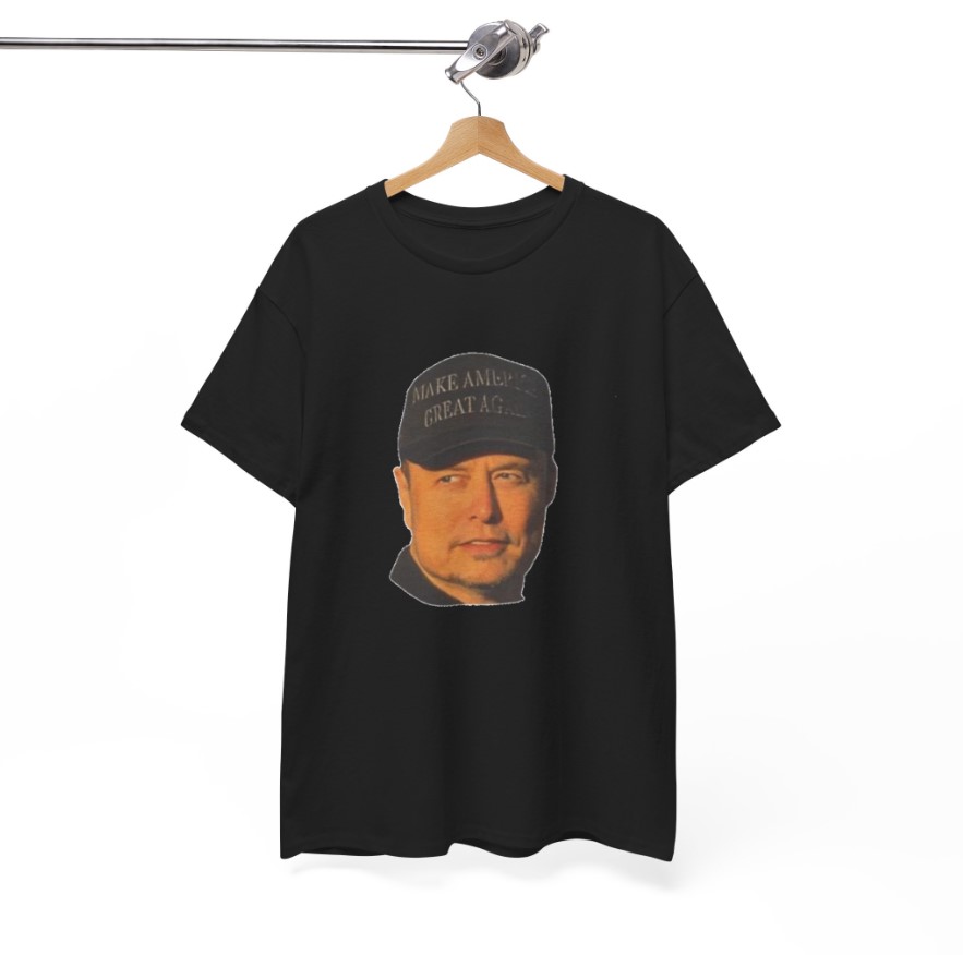 Dark MAGA, Elon Musk, MAGA, Trump T-Shirt Front