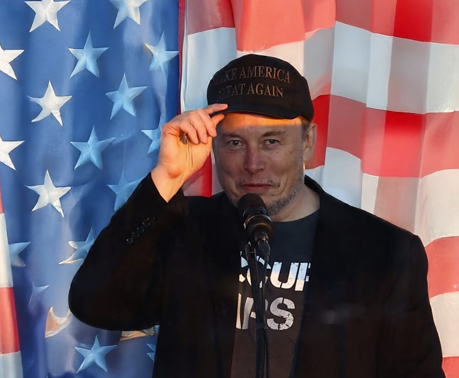 Elon Musk: "I'm dark MAGA" Hat