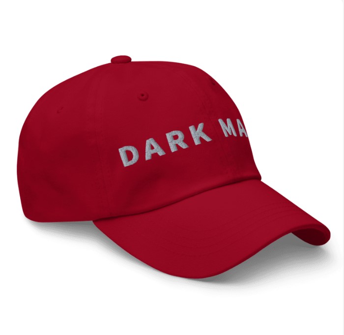 Dark MAGA Hat