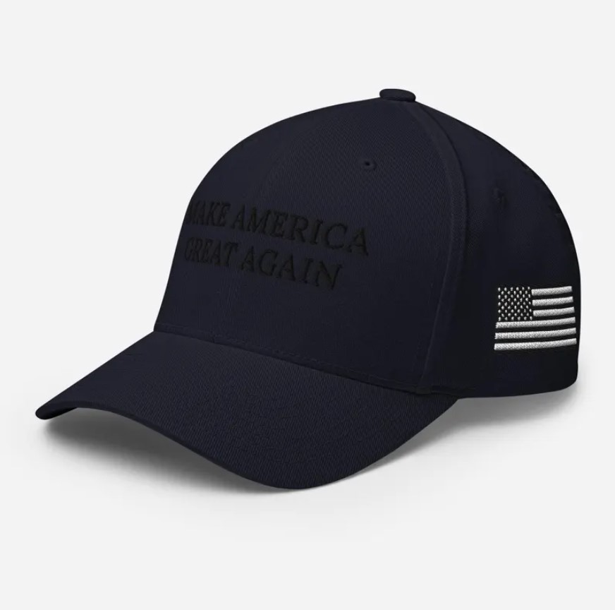 Dark MAGA Make America Great Again Hat