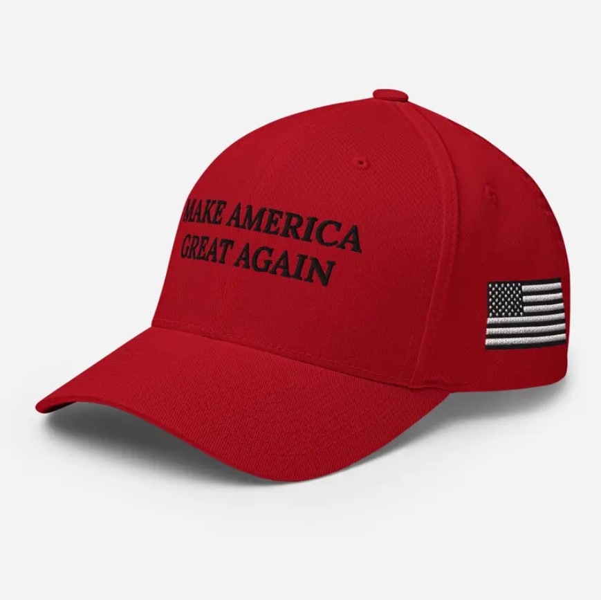 Dark MAGA Make America Great Again Hat