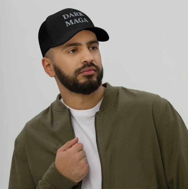 Dark MAGA activated Rally Hat Trucker Cap