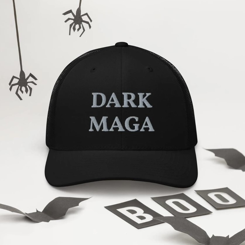 Dark MAGA activated Rally Hat Trucker Cap