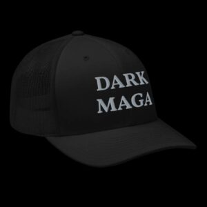 Dark MAGA activated Rally Hat Trucker Cap