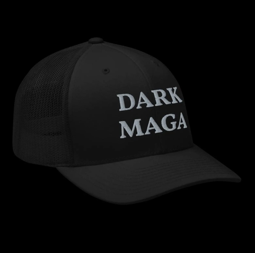Dark MAGA activated Rally Hat Trucker Cap