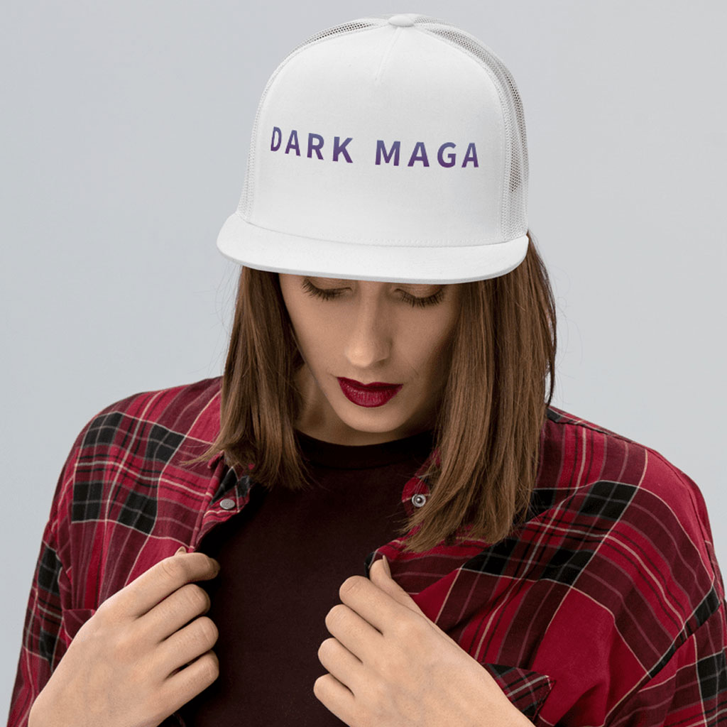 Dark Maga Hat Trucker Cap
