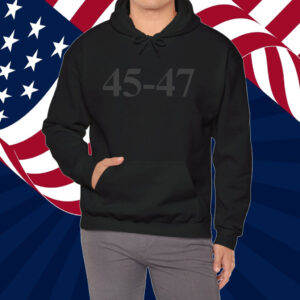 Donald Trump 45-47 Dark MAGA Inspired Shirt