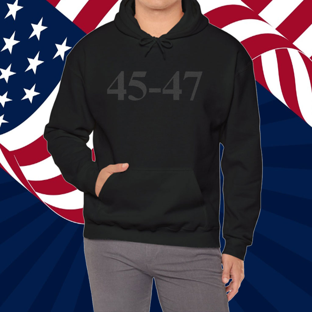 Donald Trump 45-47 Dark MAGA Inspired Shirt
