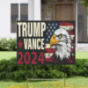 Donald Trump JD Vance 2024 Eagle Design Yard Sign