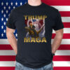 Donald Trump Riding Dinosaur T-Shirt MAGA Shirt