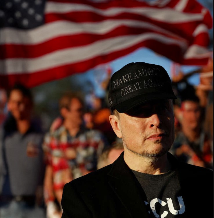 Elon Dark Maga Hat