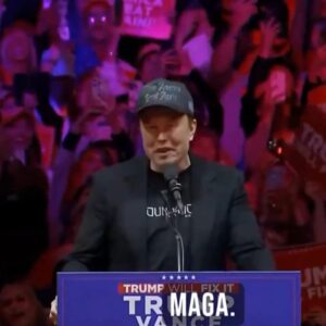 Elon Musk-Trump Dark Gothic Maga Hat