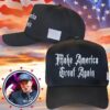 Elon Musk Dark Gothic MAGA Hat Trump 2024 Black Hat