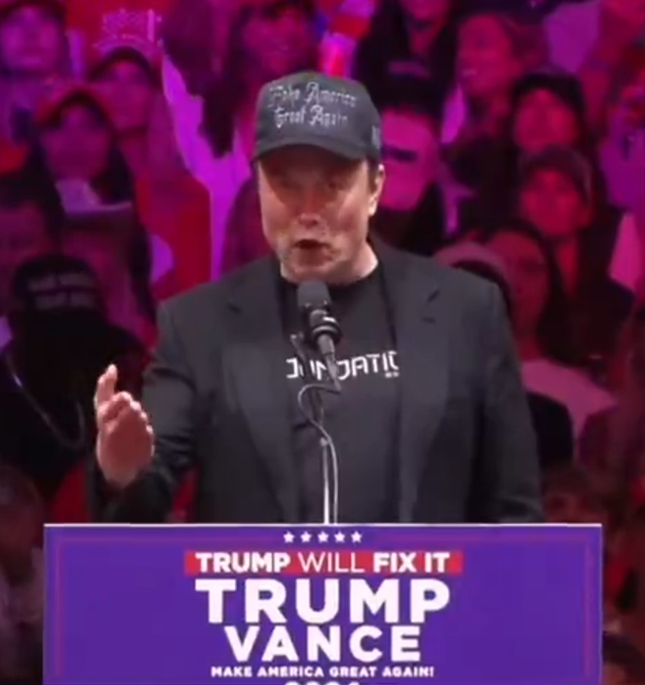 Elon Musk Dark Gothic MAGA Hat