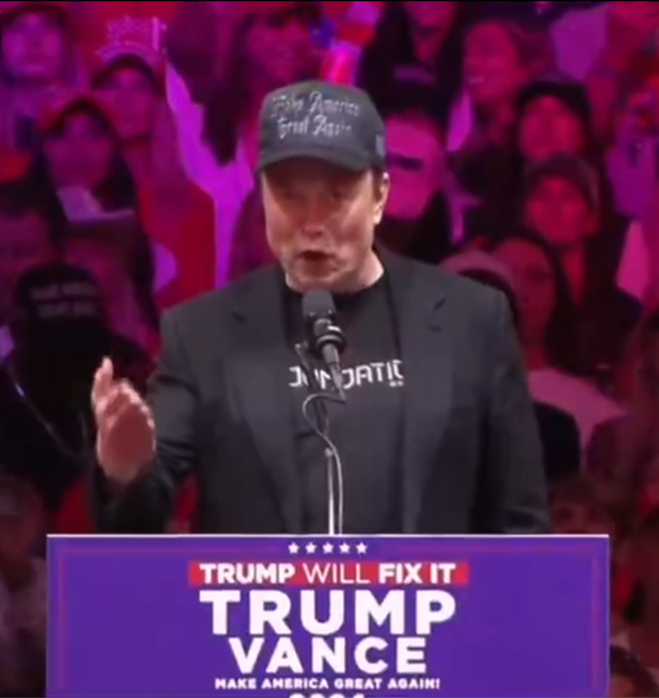 Elon Musk Dark Gothic MAGA Hat