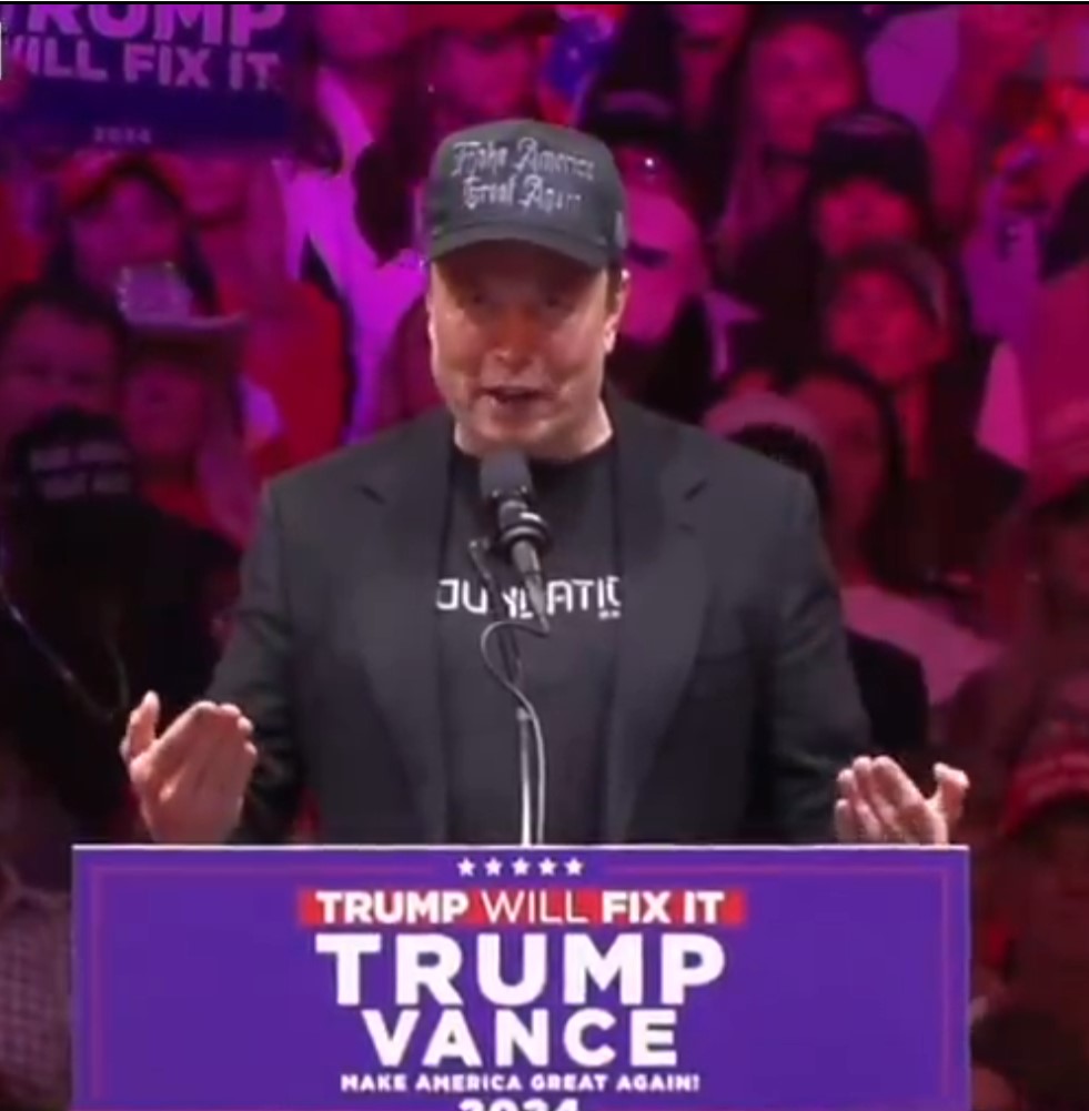 Elon Musk Dark Gothic MAGA Hat