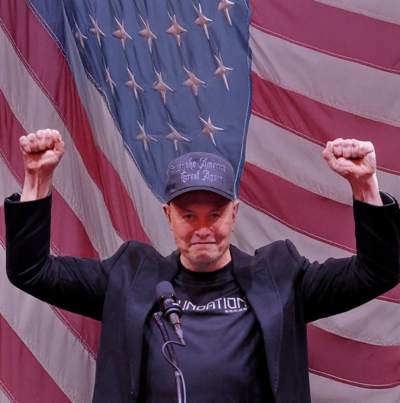Elon Musk Gothic MAGA Hat