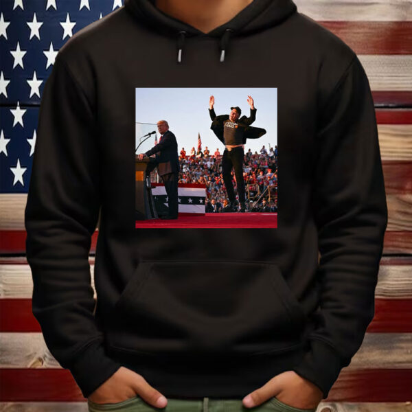 Elon Musk Is Literally Jumping For Joy To Support Donald Trump Shirt