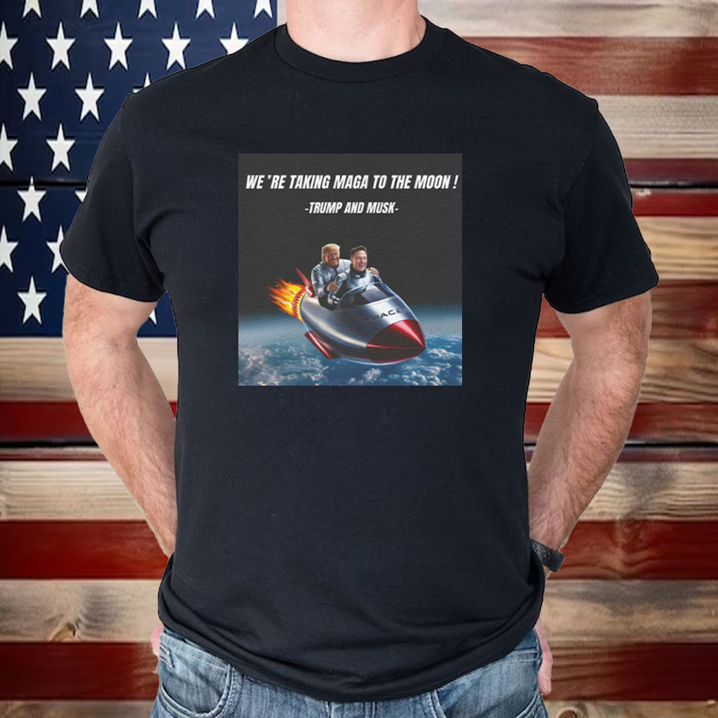 Elon Musk Supports Trump to Save Democracy, Dark MAGA Rally Shirt