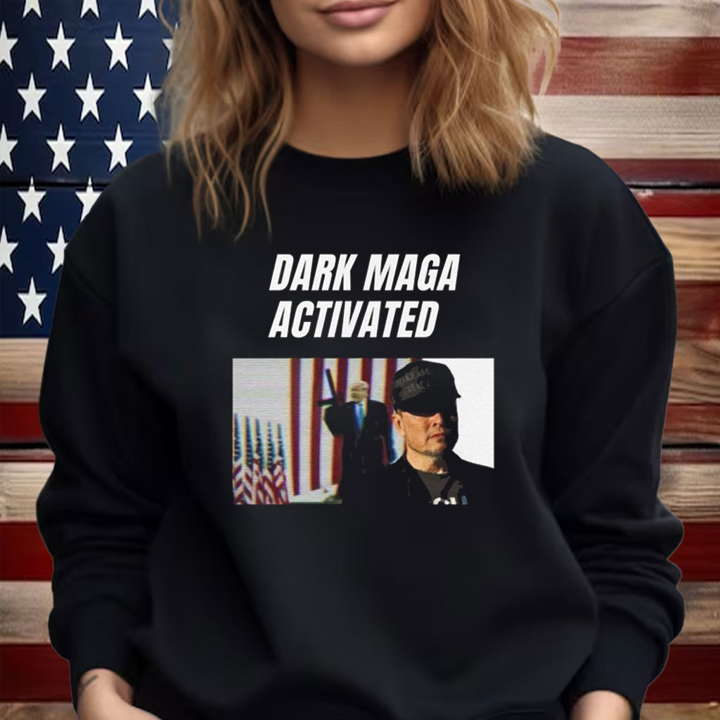 Elon Musk Supports Trump to Save Democracy ,Dark MAGA Shirt
