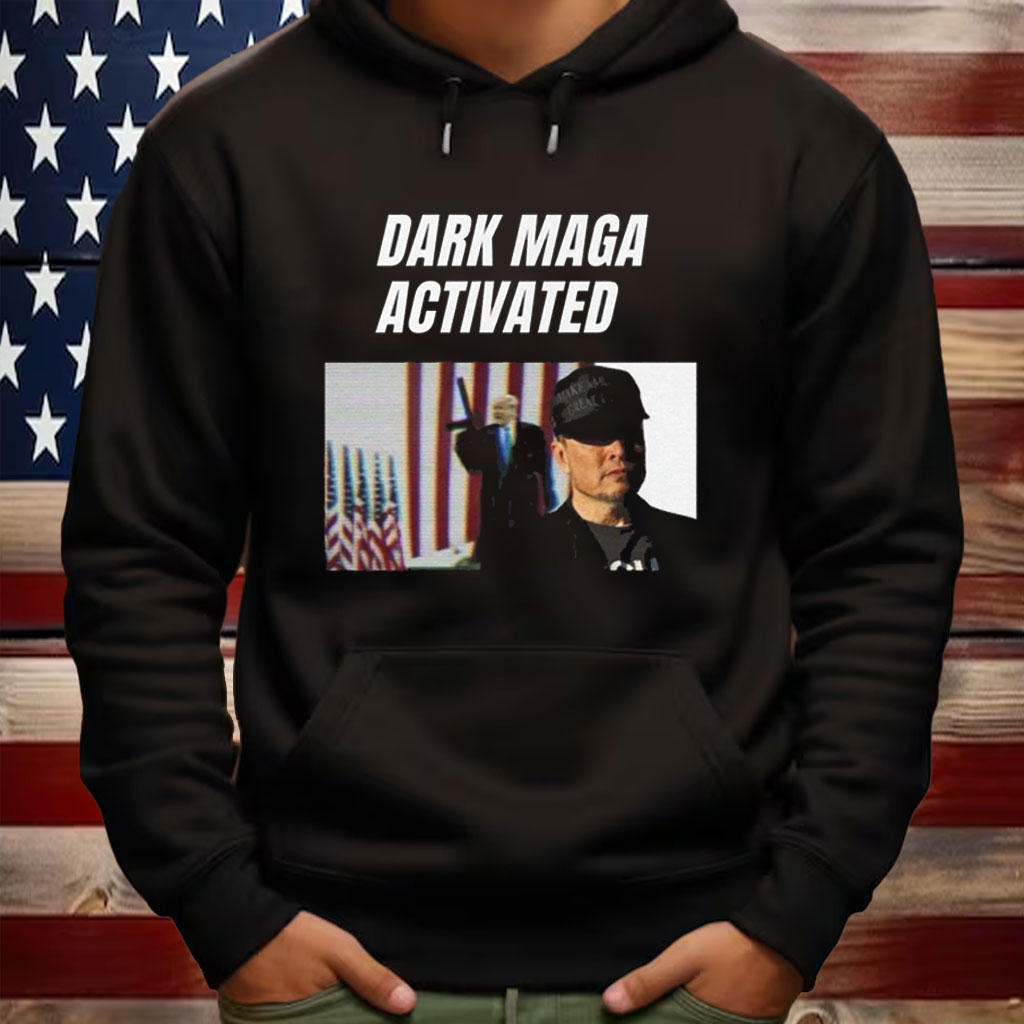 Elon Musk Supports Trump to Save Democracy ,Dark MAGA Shirt